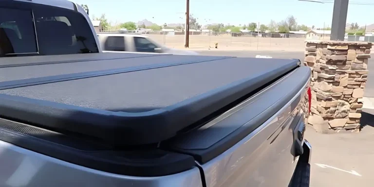 How do you fix the rubber seal on a tonneau cover?