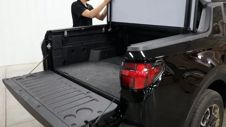 How to install a Ford tonneau cover in RAM