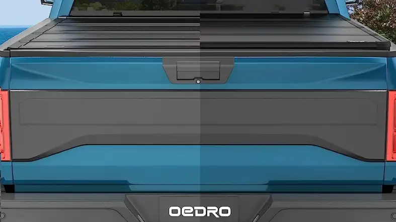 Key Features of OEDRO Low-Profile Hard Quad-fold Tonneau Cover