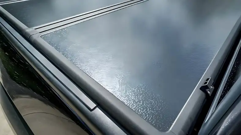 Weatherproofing and security of the Bestop 14217-01 EZ Fold Hard Tonneau Cover