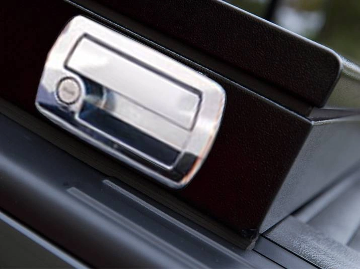 Truck Covers USA American Work Cover Review 4 Chrome Handles