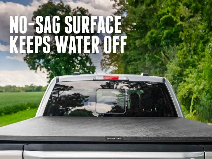 RealTruck TruXedo TruXport (GEN 2) Soft Roll-Up Tonneau Cover Review 5 NO-SAG SURFACE KEEPS WATER OFF