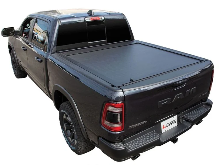 Pace Edwards Full Metal Matte Black JackRabbit Manual Retractable Tonneau Cover