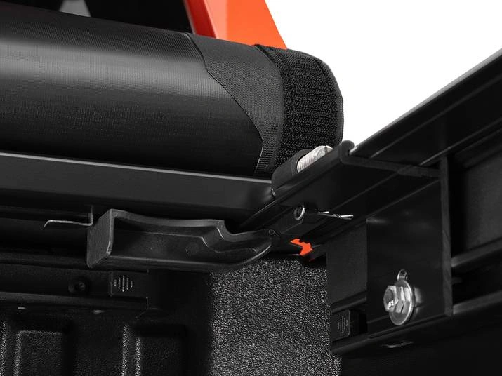 RealTruck Truxedo Pro X15 Soft Roll Up Tonneau Cover Review 5 QUICK-RELEASE SYSTEM
